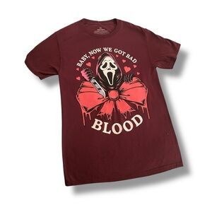 Ghostface “Baby, Now We Got Bad Blood” Graphic Tee | XS | New Without Tags